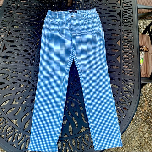 claudia strater AMSTERDAM Gingham Plaid Pants - Picture 1 of 12
